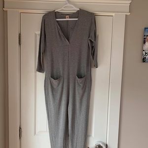 THE MONDAY ROMPER IN SLAY GREY